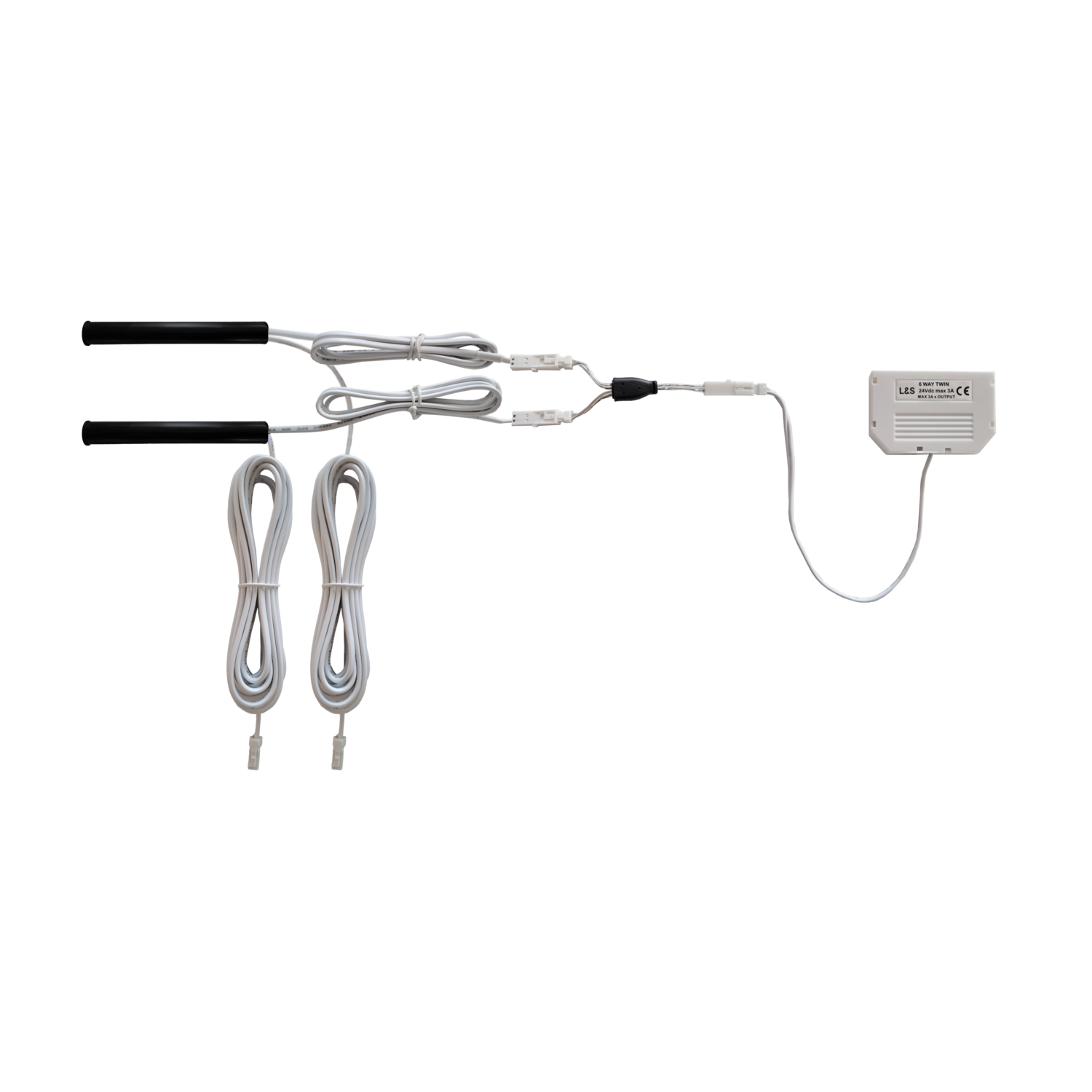 Deur IR-Sensor dubbel 12V EDC zwart